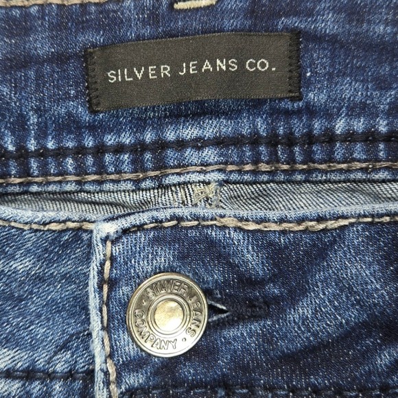 Silver Jeans Co Elyse Straight Leg Medium Wash Denim Jeans Women's W30 L32 - Picture 6 of 11